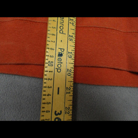 Champion LIFE Women's Reverse Weave Cropped Cut Off Crew Orange Size Small - Picture 2 of 8